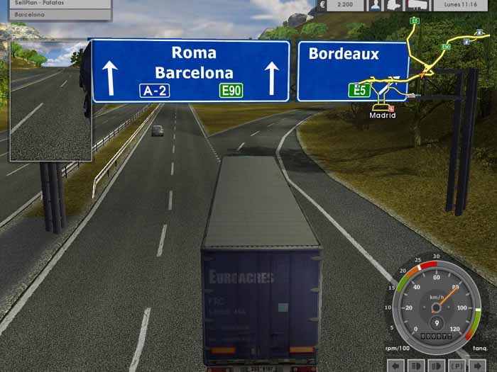 Скриншот 
                  
                  
      Euro Truck Simulator (2008) PC Скриншот Euro Truck Simulator (2008) PC